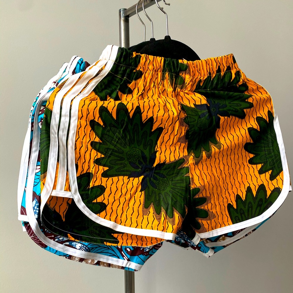 African Print Women’s Patterned Shorts.